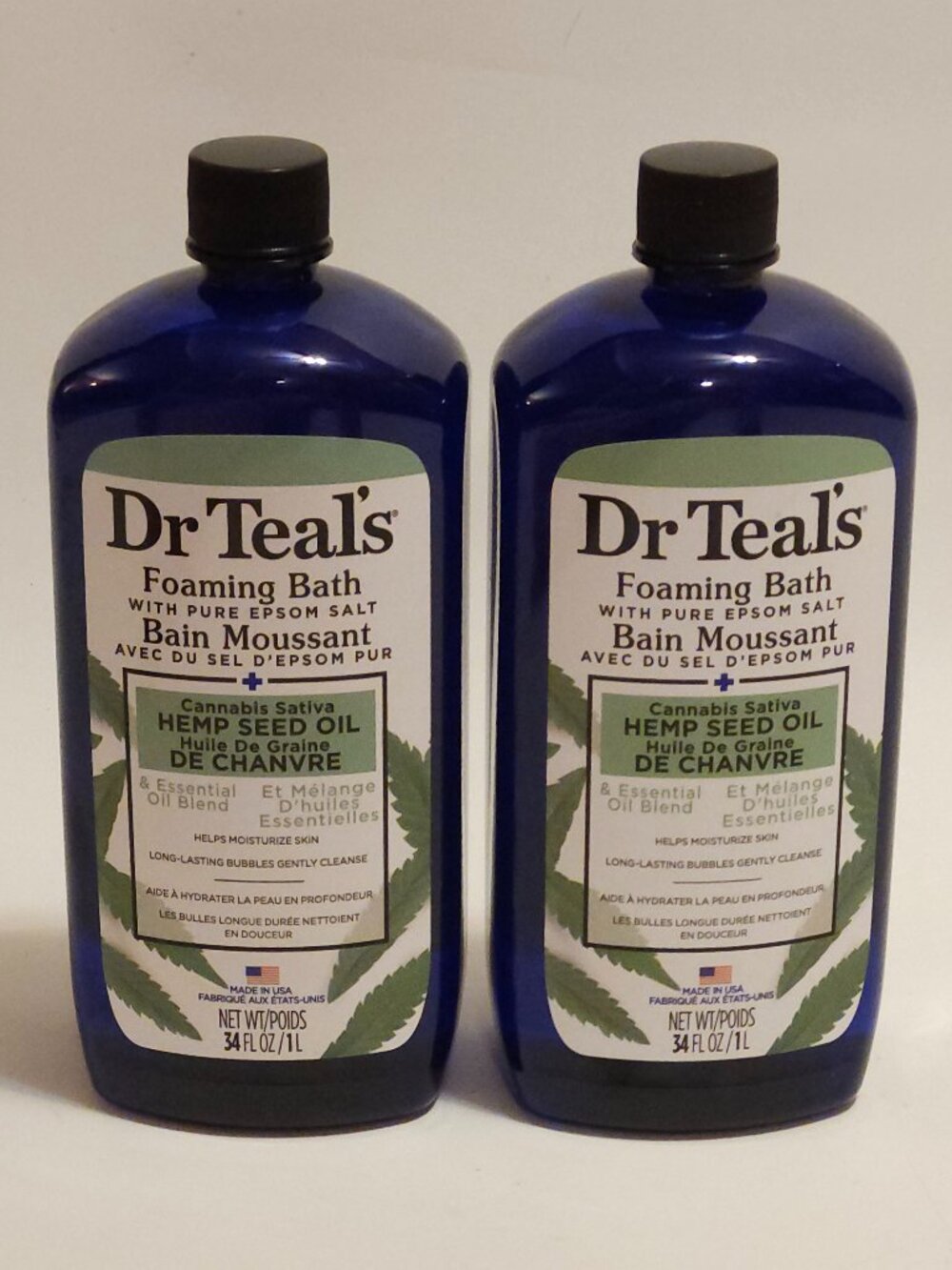 Dr. Teal's Foaming Bath Soak BNIP x2